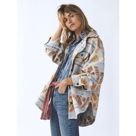 New Free People Jacquard Ruby Jacket - Picture 4 of 9